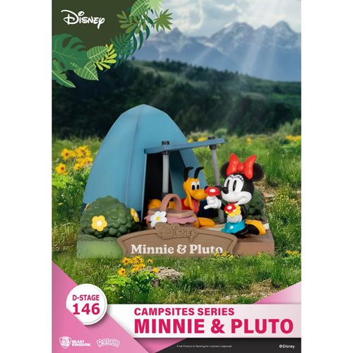 Disney Campsites Series Minnie Mouse and Pluto DS-146 D-Stage Statue