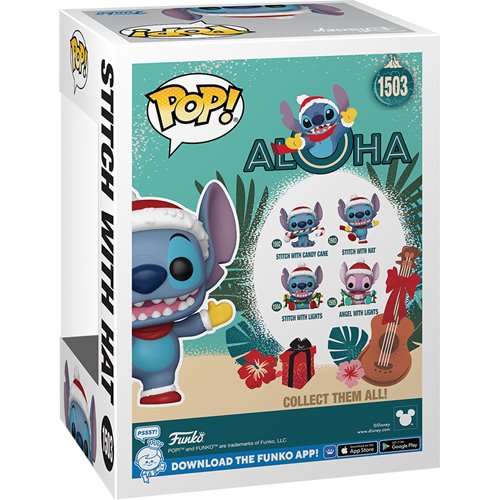 Lilo & Stitch Holiday Stitch with Hat Funko Pop! Vinyl Figure
