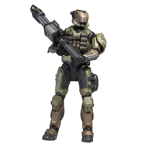 Halo Reach Series 5 Spartan Gungnir Custom Male Figure