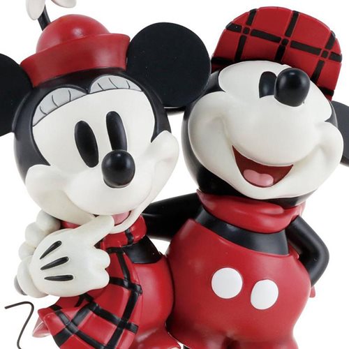 Disney Showcase Mickey and Minnie Mouse Holiday Statue