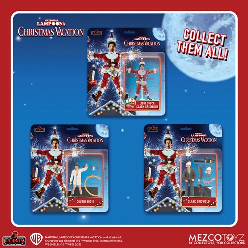 National Lampoon's Christmas Vacation 5 Points Action Figure Set of 2