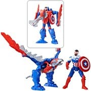 Marvel Mech Strike Captain America Redwing Action Figures
