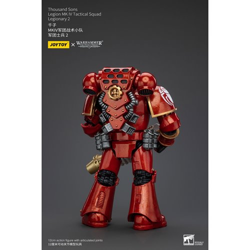 Joy Toy Warhammer 40,000 Thousand Sons Legion MK IV Tactital Squad Legionary 2 1:18 Scale Action Fig