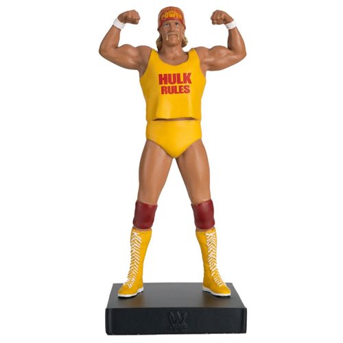 WWE Championship Collection Hulk Hogan Figure with Collector Magazine