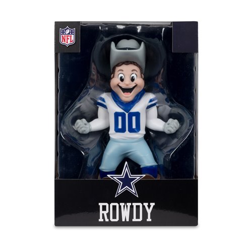 NFL SportsPicks Dallas Cowboys Rowdy Mascot 8-Inch Posed Figure