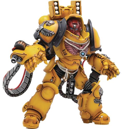 Joy Toy Warhammer 40,000 Space Marines Imperial Fists Intercessors Brother Sergeant Lycias 1:18 Scale Action Figure