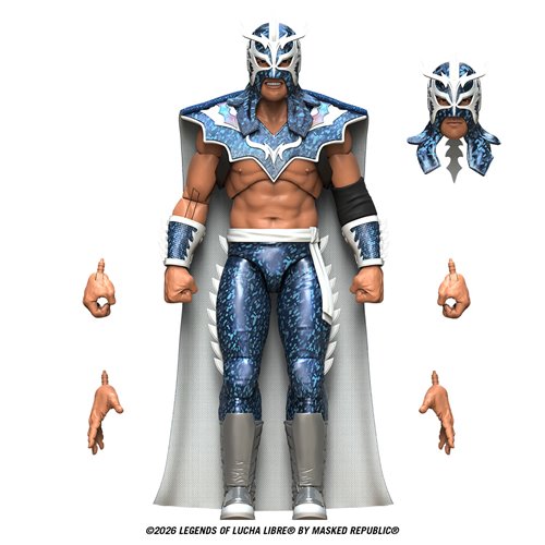 Legends of Lucha Libre Ultimo Dragon Holographic Deco 6-Inch Action Figure