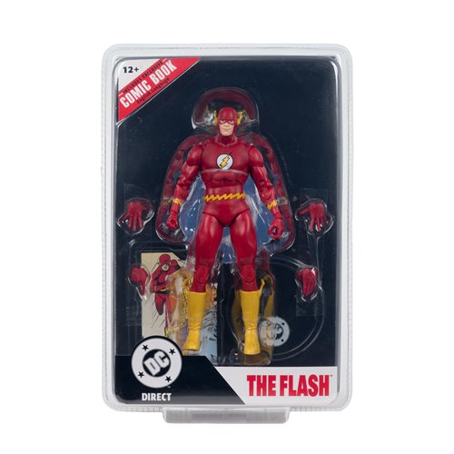DC Direct Page Punchers Wave 11 The Flash Barry Allen The Flash #123 7-Inch Scale Action Figure with