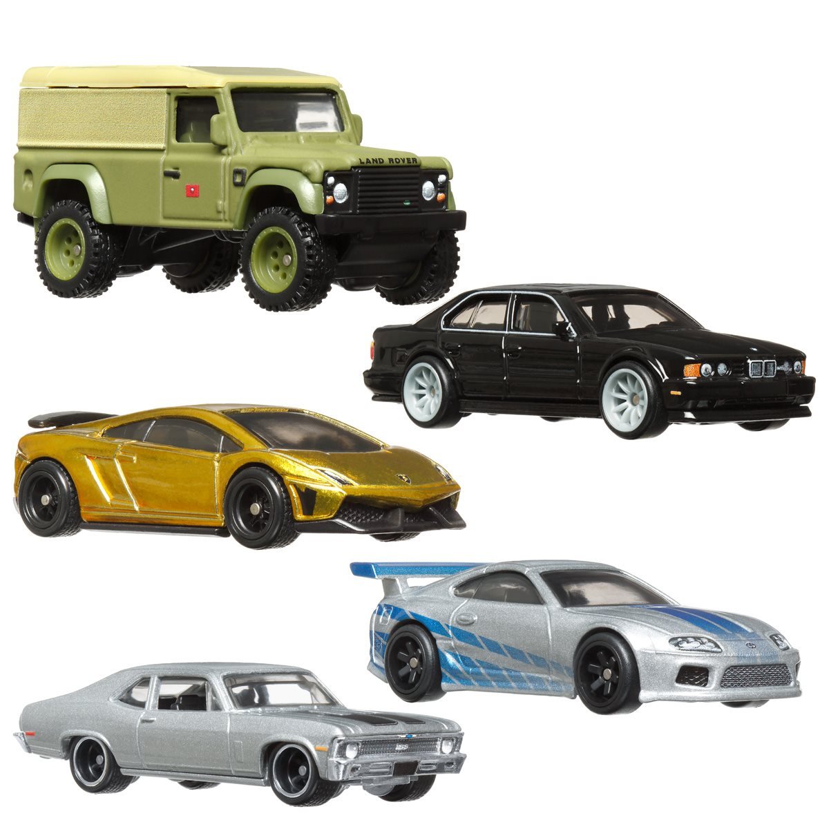  Hot Wheels Fast & Furious Collection of 1:64 Scale Vehicles  from The Fast Film Franchise, Modern & Classic Cars, Great Gift for  Collectors & Fans of The Movies : Toys 
