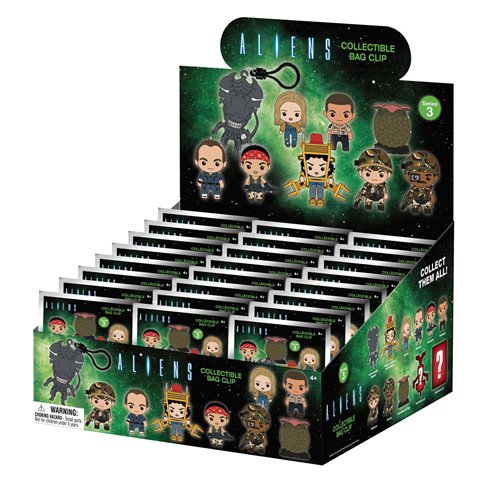 Alien vs. Predator Series 2 3D Foam Bag Clip Random 6-Pack