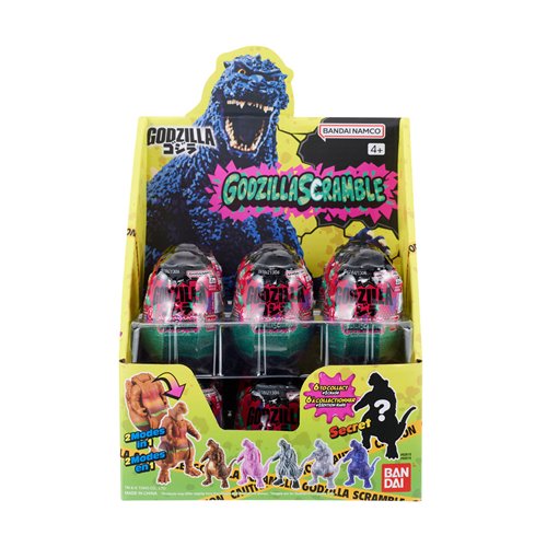 Godzilla Scramble Collection Wave 1 Blind-Box Action Figure Display of 12