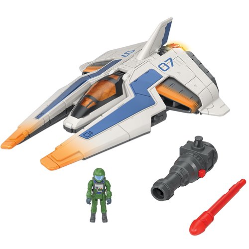 Disney Pixar Lightyear Hyperspeed Series Gamma Fusion XL-14 Vehicle and Buzz Lightyear Figure