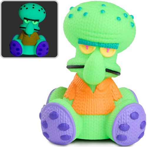 SpongeBob SquarePants Squidward Tentacles #449 Black Light Handmade by Robots Vinyl Figure