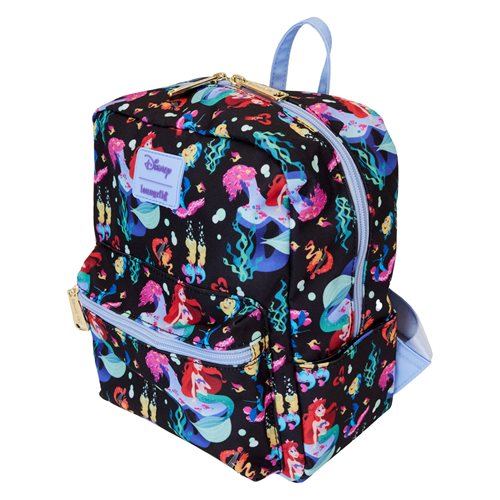 The Little Mermaid 35th Anniversary Life Is The Bubbles All Over Print Mini-Backpack