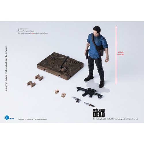 The Walking Dead Glenn Exquisite Mini Series 1:18 Scale Action Figure