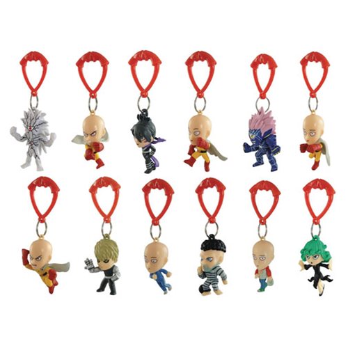 Purple Loose One Punch Man Backpack Hangers Boros Keychain 