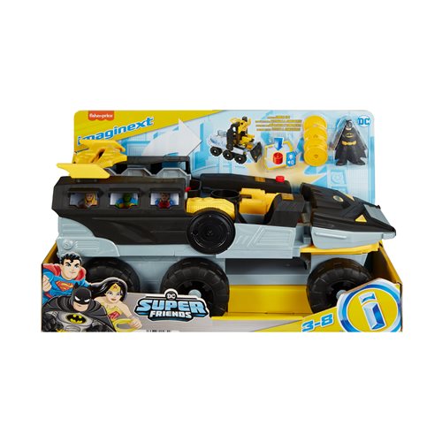 DC Super Friends Imaginext Batman and Transforming Bat-Tank Vehicle Set