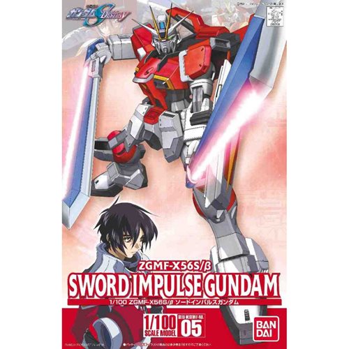 Mobile Suit Gundam Seed Sword Impulse Gundam 1:100 Scale Model Kit