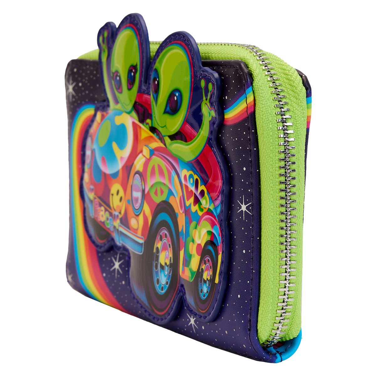 RAINBOW LOGO ZIP AROUND WALLET - LISA FRANK