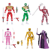 Mighty Morphin Power Rangers Legacy 5-Inch Action Figure Wave 2 Set