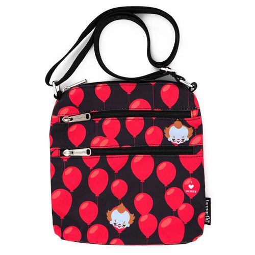It Pennywise I Heart Derry Balloons Nylon Passport Bag
