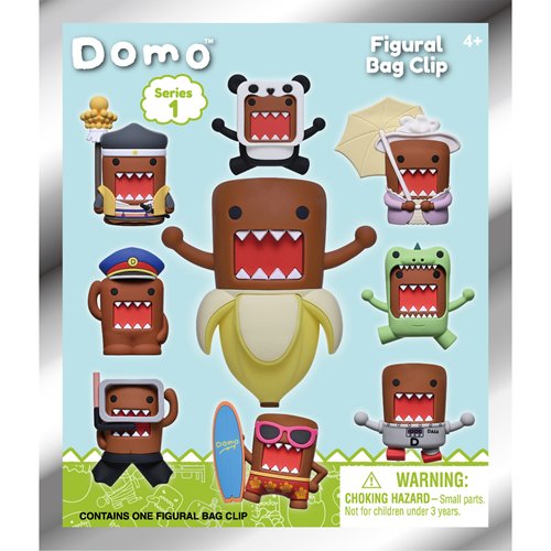 Domo-Kun 3D Foam Bag Clip Display Case of 24