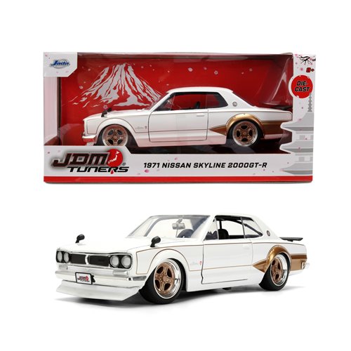 JDM Tuners 1971 Nissan Skyline 2000GT-R 1:24 Scale Die-Cast Metal Vehicle