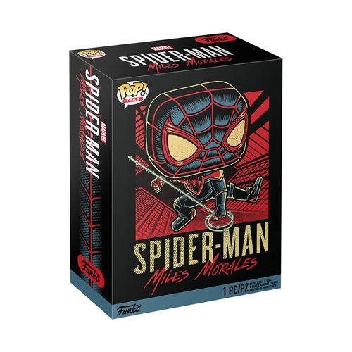 Gamerverse Spider-Man Miles Morales Adult Boxed Pop! T-Shirt