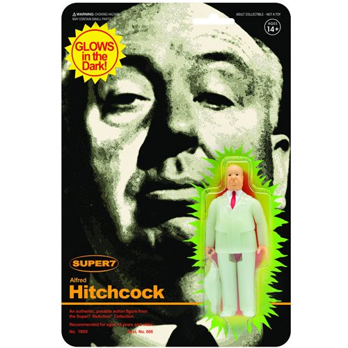 Alfred Hitchcock Glow in the Dark ReAction Figure