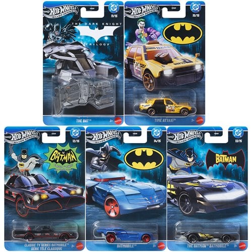 Hot Wheels Batman Themed 2026 Mix 3 Vehicles Case of 10