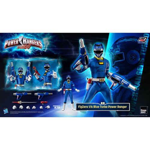 Power Rangers Turbo Blue Turbo Power Ranger FigZero 1:6 Scale Action Figure