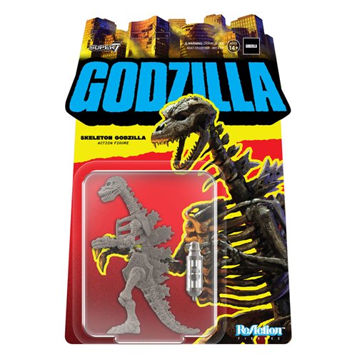 Godzilla Skeleton (Gray) 3 3/4-Inch ReAction Figure