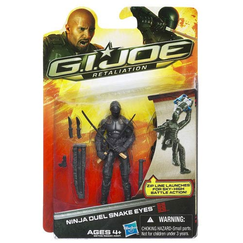 G.I. Joe Ninja Duel Snake Eyes Action Figure, Not Mint