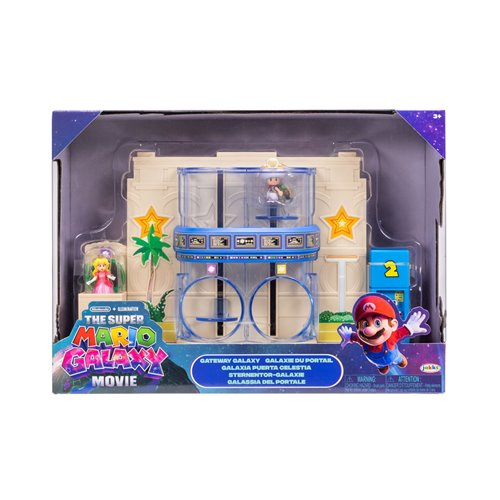 Super Mario Galaxy Movie Gatway Galaxy Mini-Diorama Playset