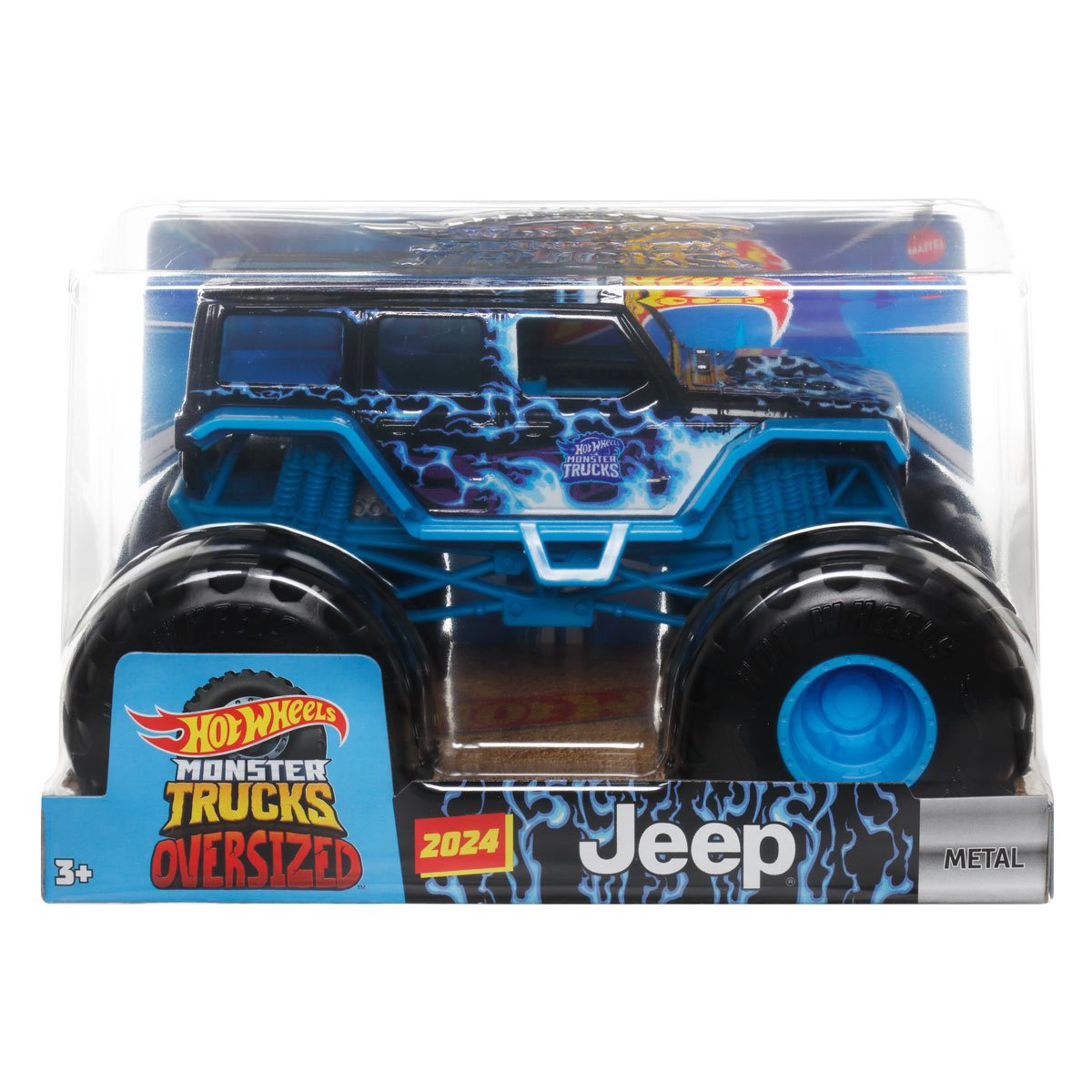 Outlet-Schnäppchenkauf Hot Wheels Monster Trucks Case 4 1 Vehicle Scale 1:24 Mix of 2024