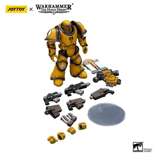 Joy Toy Warhammer 40,000 Imperial Fists Legion MkIII Tactical Legionary with Legion Vexilla 1:18 Sca