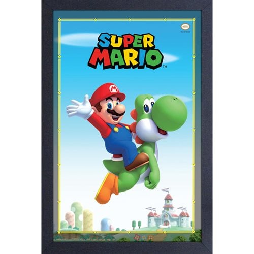Super Mario Bros. Yoshi Framed Art Print