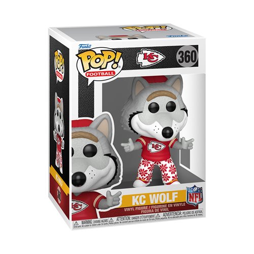 NFL Mascots Chiefs Wolf Funko Pop! Vinyl Figure