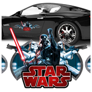 Star Wars Darth Vader with Stormtroopers Action Series Vehicle Graphics