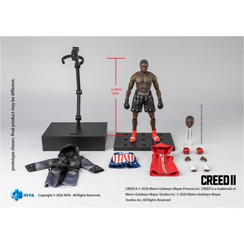 Creed II Adonis Creed Exquisite Super Series 1:12 Scale Action Figure