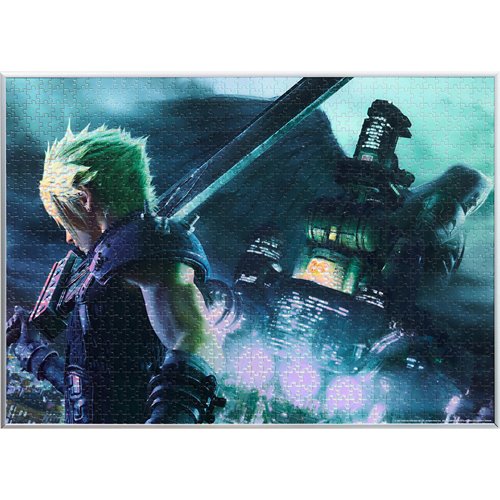 Final Fantasy VII Remake Cloud and Sephiroth Key Art 1,000-Piece Jigsaw Puzzle