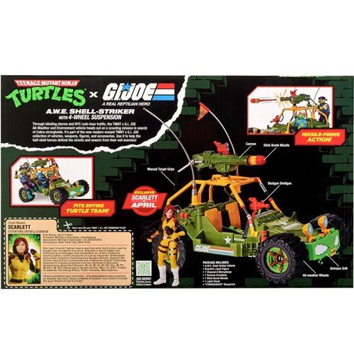 TMNT x G.I. Joe  AWE Striker Vehicle with Action Figure