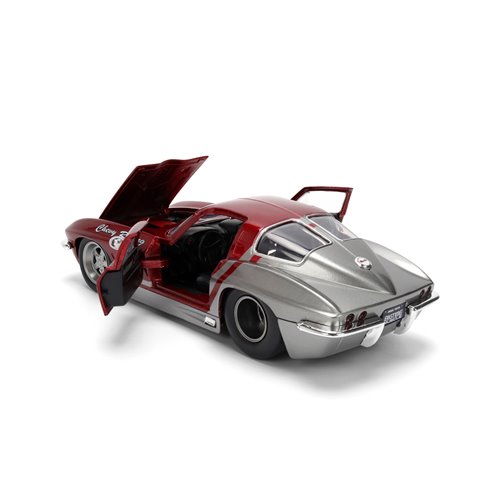 Bigtime Muscle 1963 Chevrolet Corvette Stingray 1:24 Scale Die-Cast Metal Vehicle