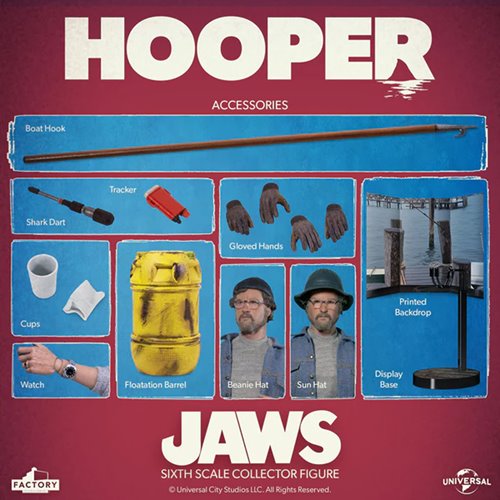 Jaws Matt Hooper 1:6 Scale Action Figure