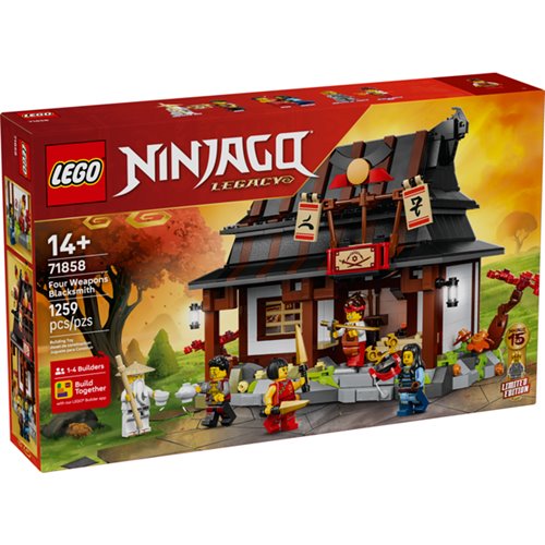 LEGO Ninjago 71858 Four Weapons Blacksmith 15th Anniversary Set