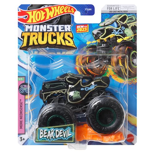 Hot Wheels Monster Trucks 1:64 Scale Vehicle 2023 Mix 7 Case of 8