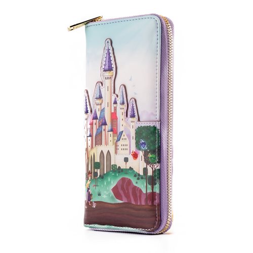 Sleeping Beauty Castle Series Zip-Around Wallet