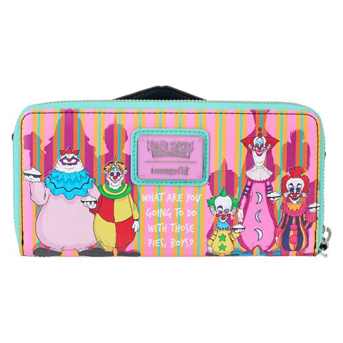 Killer Klowns from Outer Space Zip-Around Wristlet