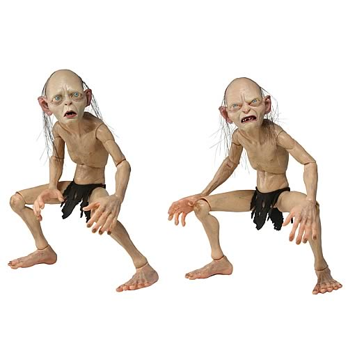 Lord of the Rings Gollum and Smeagol 1:4 Scale Figures