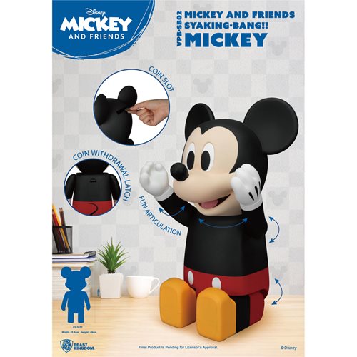 Mickey Mouse VPB-SB02 Syaking-Bang!! Piggy Bank